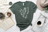 Botanical Shirt, Flower Girl Shirt, Gardening Shirt, Wildflower Shirt, Plant Mom Shirt, Plant Lady Shirt, Inspirational Shirts